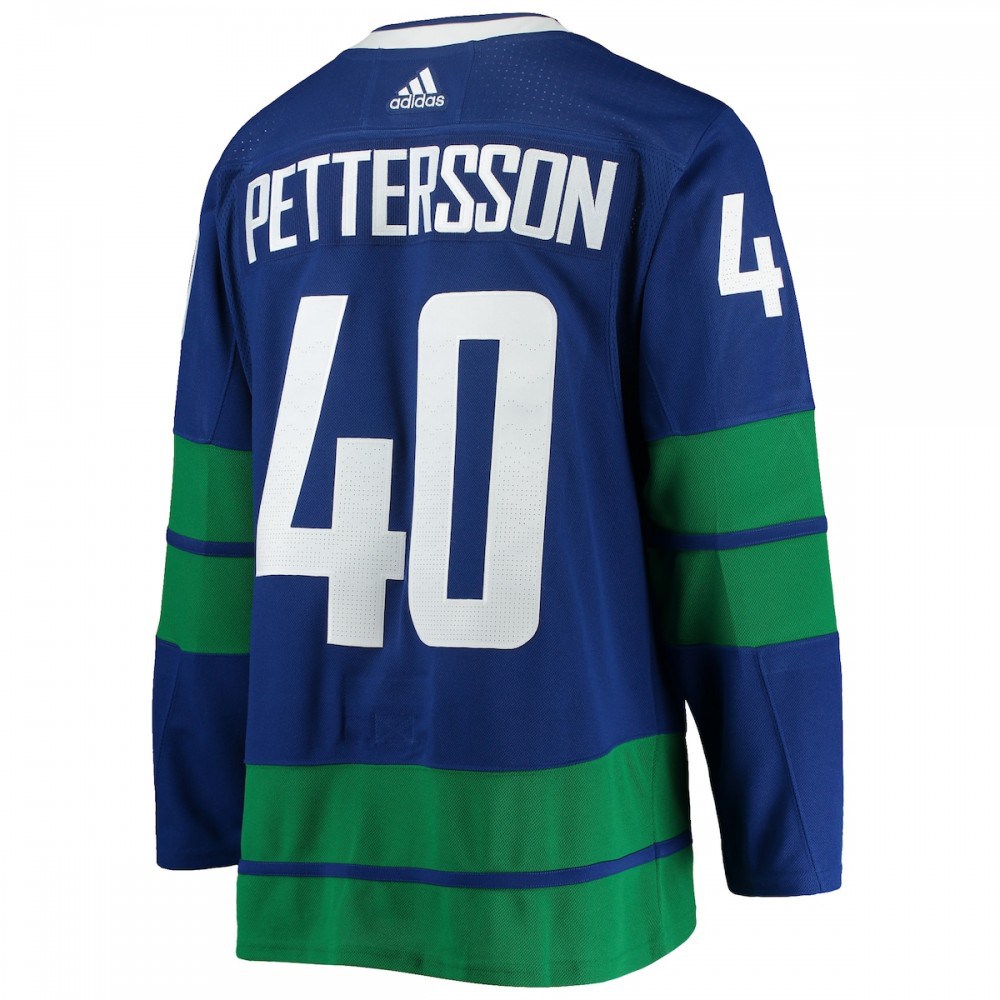 Elias Pettersson Vancouver Canucks adidas 2020/21 Authentic Alternate Player Jersey - Blue-Pro Kit Vault | Brand New 26/27 Sports Jerseys
